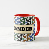 Z12-Alexander Brooks Mug – Custom Geometric Design Mok (Voorkant rechts)
