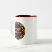 z31-Mok Tweekleurige Koffiemok (Voorkant links)