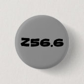 Z56.6 STRESS!!! RONDE BUTTON 3,2 CM (Voorkant)