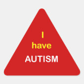 z5 - Ik heb AUTISME. Sticker (Voorkant)