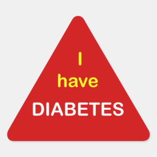 z6 - Ik heb DIABETES. Sticker