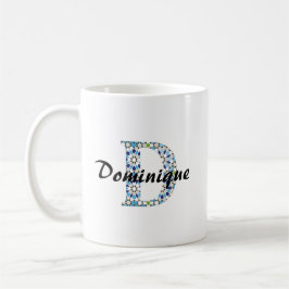 Z-7 Geometric Letter D Mug Koffiemok