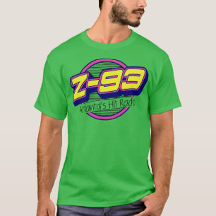 Z 93 Atlanta Hits Retro Defunct Radio Station T-shirt