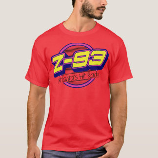 Z 93 Atlanta Hits Retro Defunct Radio Station T-shirt