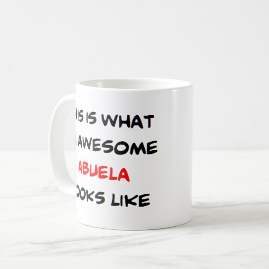 z abuela , geweldige koffiemok (Voorkant links)