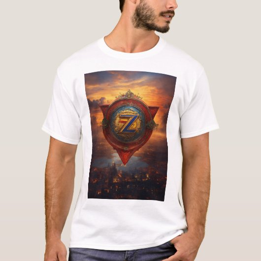 Z alfabetnaam t-shirt (Voorkant)