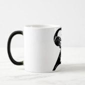 Z Alphabet zwarte vlinder Magische Mok (Links)