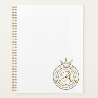 Z.AURA™ Goud Hardcover Journal | 21,59 cm × 27,94 Planner
