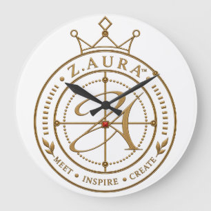 Z.AURA™ Signature Royal Crown Acryl Wandklok