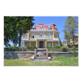 Z Bar, Spring Hall Ranch, Tallgras Prairie Kansas Foto Afdruk