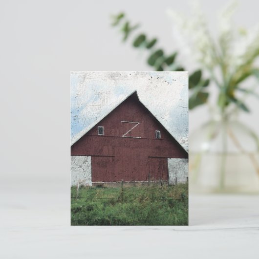 Z Barn Briefkaart (Staand voorkant)