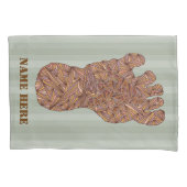 Z Bigfoot Sasquatch Track Cool Bedroom Decorator Kussensloop (Voorkant-Links)