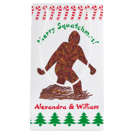 Z Bigfoot Walking Sasquatch-kerstsnoepjes Klein Cadeauzakje