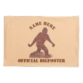 Z Bigfoot Walking Sasquatch Official Bigfooter Kussensloop (Achterkant)