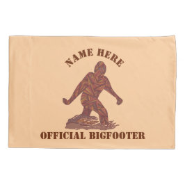Z Bigfoot Walking Sasquatch Official Bigfooter Kussensloop