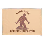 Z Bigfoot Walking Sasquatch Official Bigfooter Kussensloop (Voorkant)