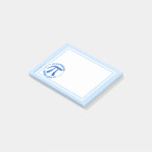 Z Blue PI Symbol Wiskunde Geek Nerd Geeks Net als  Post-it® Notes (Schuin)