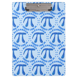Z Blue Pi Symbol Wiskunde Geek Patroon Geeks Net a Klembord