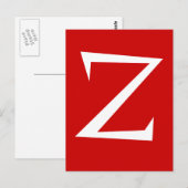 Z BRIEFKAART (Voorkant / Achterkant)