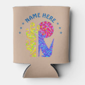 Z Coyote Wolf Kleurrijke Zuidwestelijke Ontwerp Wo Blikjeskoeler (Voorkant)