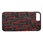 Z creëer je eigen initiaal patroon Case-Mate iPhone case (Achterkant (Horizontaal))