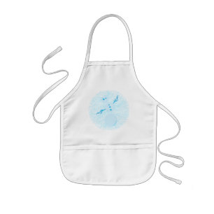 Z Cute Cartoon Snowman Apron Kinder Schort