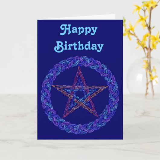 Z de Magische Kaart van de Verjaardag van (Gele Bloem)