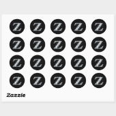 "Z" Diamond Bling Sticker (Vel)