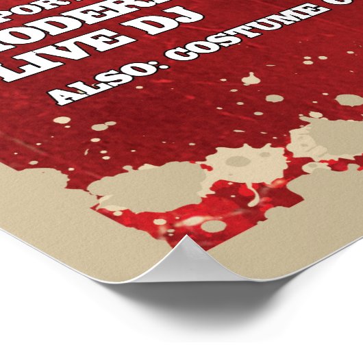 Z.E.D. Zombie Dance Poster (Hoek)