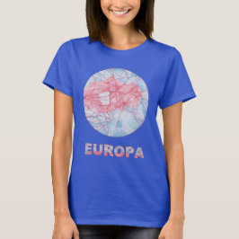 Z Europa Jupiters Moon Art T - shirts en kleding