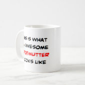 z grossmutter, geweldige koffiemok (Voorkant links)
