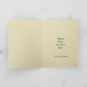 Z het Iers die Keltische Klaver zegenen Kaart (Binnen)