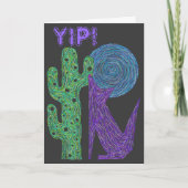 Z het Kleurrijke Zuidwestelijke Ontwerp van de Kaart (Voorkant)