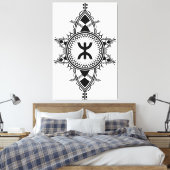 Z imazighen canvas afdruk (Insitu (Slaapkamer))