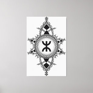 Z imazighen canvas afdruk