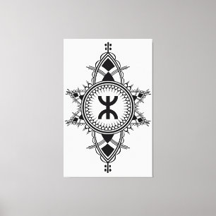 Z imazighen canvas afdruk