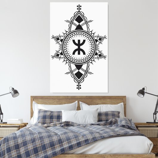 Z imazighen canvas afdruk (Insitu (Slaapkamer))