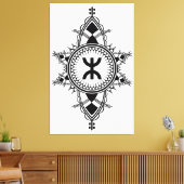 Z imazighen canvas afdruk (Insitu (Woonkamer))