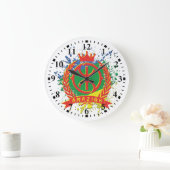 Z IMAZIGHEN OP AMAZIGH-KLEUREN  GROTE KLOK (Huis)