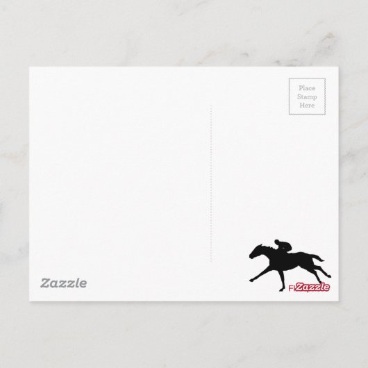 Z in de 100e Sanford Stakes Briefkaart (Achterkant)