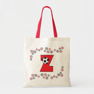Z in het Tas Soccer Red Monogram