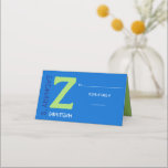 Z INITIAAL COLLECTIE Bar Mitzvah Seating Escort Plaatskaartje<br><div class="desc">WELKOM! Al mijn design zijn 1-VAN-A-SOORT originele stukken van kunstwerk ontworpen door mij! Je kunt ze hier alleen vinden! Ik kan de kleur van bijna elk ontwerp aanpassen aan uw behoeften. Ik kan zelfs de hebreeuwnaam van je kind toevoegen aan de uitnodiging, gewoon vragen hoe. Je kunt me altijd een...</div>