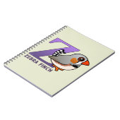 Z is voor Zebra Finch Notitieboek (Linkerzijde)