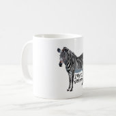 Z is voor Zebra Koffiemok (Voorkant links)