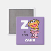 Z is voor Zoe | Jouw namen toevoegen Magneet (Voorkant / Achterkant)