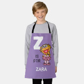 Z is voor Zoe | Jouw namen toevoegen Schort (Gedragen)