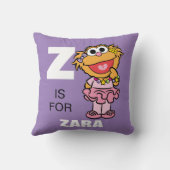 Z is voor Zoe | Voeg je naam toe Kussen (Achterkant)