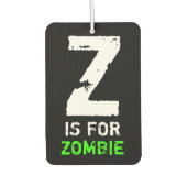 Z is voor zombie luchtverfrisser (Voorkant)