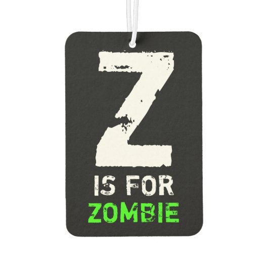 Z is voor zombie luchtverfrisser (Achterkant)