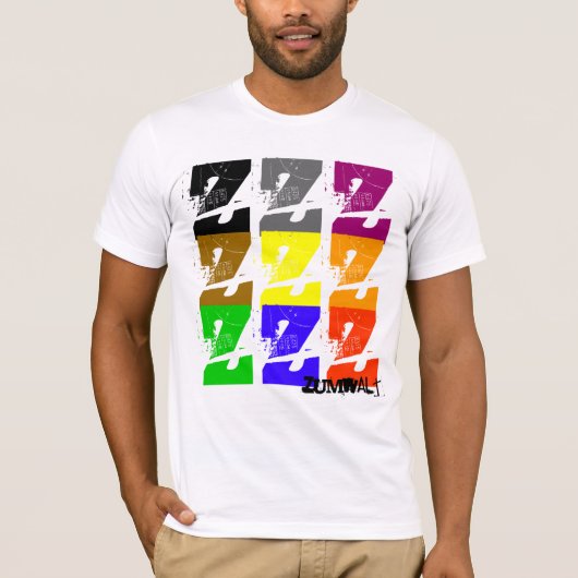 Z-kleuren T-shirt (Voorkant)
